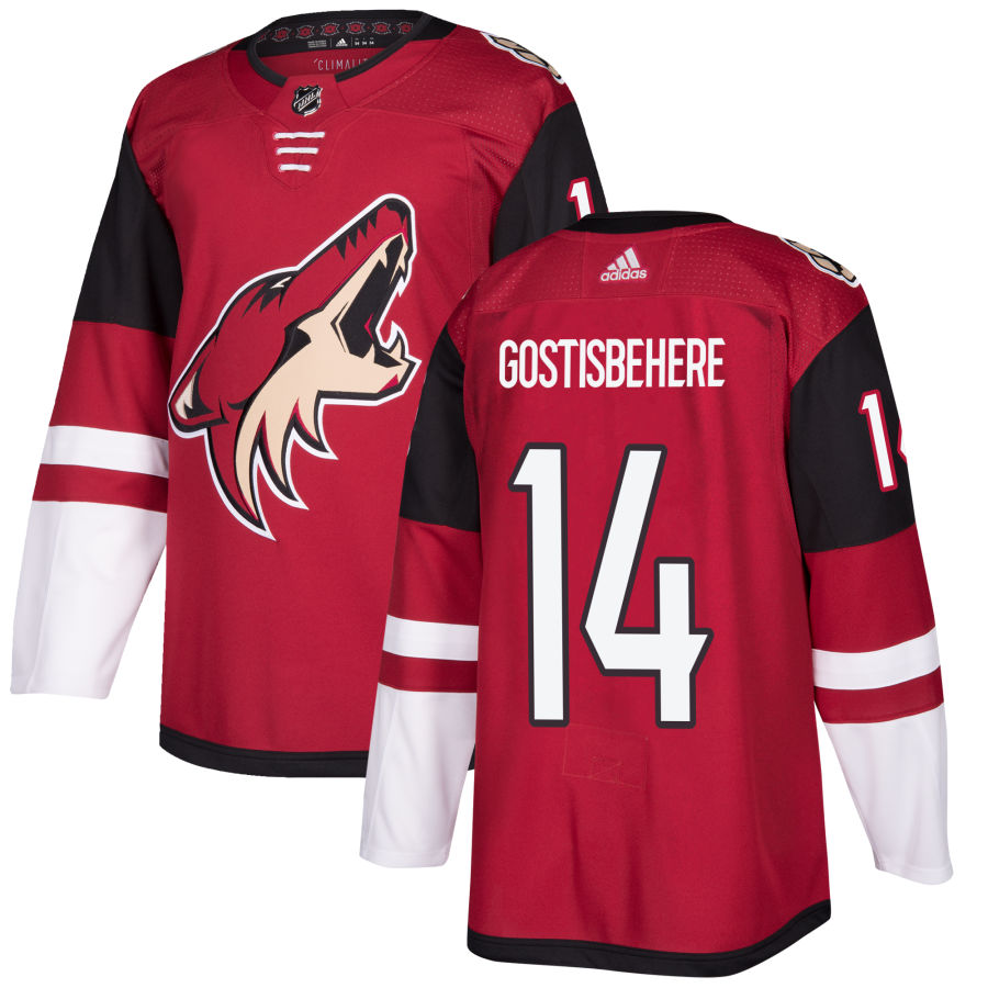 Men's Arizona Coyotes Shayne Gostisbehere Maroon Authentic Jersey