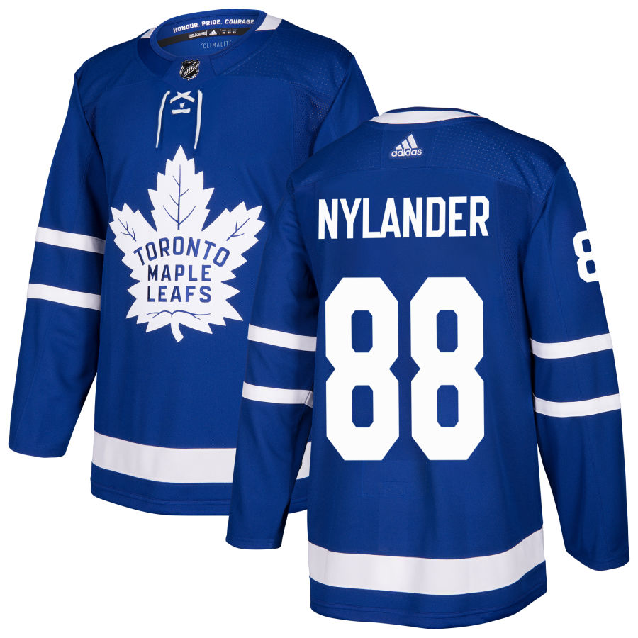 Men's Toronto Maple Leafs William Nylander Blue Authentic Player Jersey