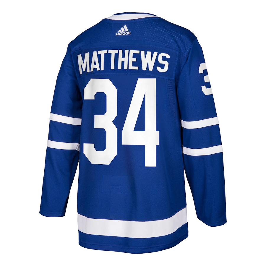 Men's Toronto Maple Leafs Auston Matthews Blue Authentic Player Jersey