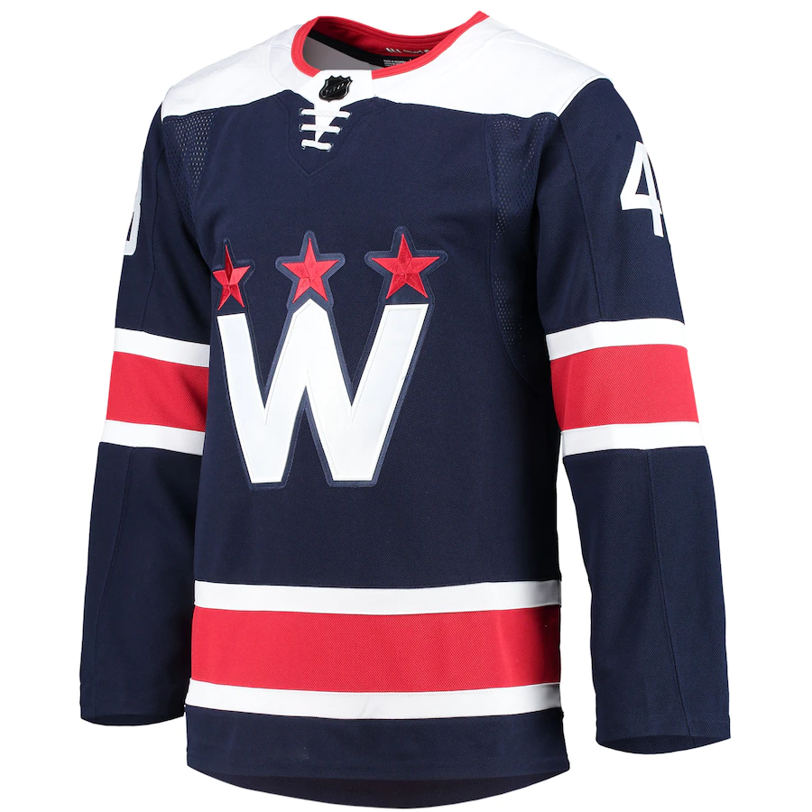 Men's Washington Capitals Tom Wilson Navy Alternate Authentic Player Jersey