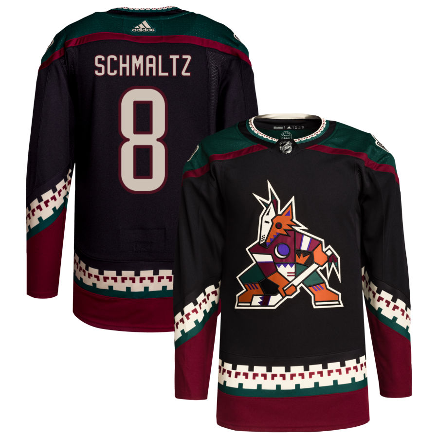 Men's Arizona Coyotes Nick Schmaltz Black Home Primegreen Authentic Pro Jersey
