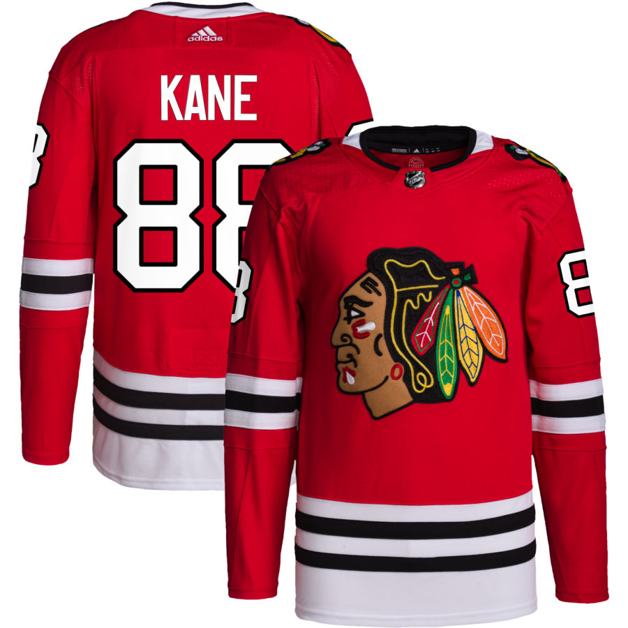 Men's Chicago Blackhawks Patrick Kane Red Authentic Player Jersey