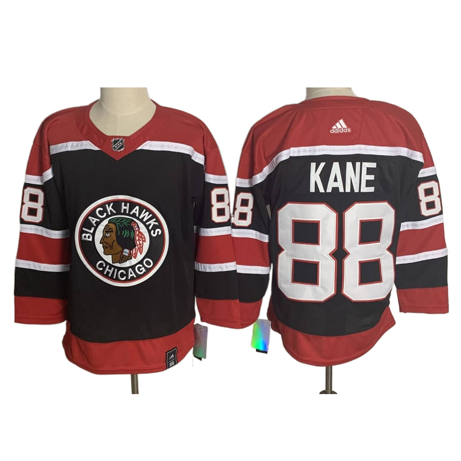 Men's Chicago Blackhawks Patrick Kane Black Authentic Player Jersey