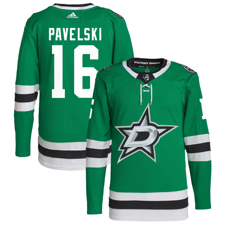 Men's Dallas Stars Joe Pavelski Green Home Primegreen Authentic Jersey