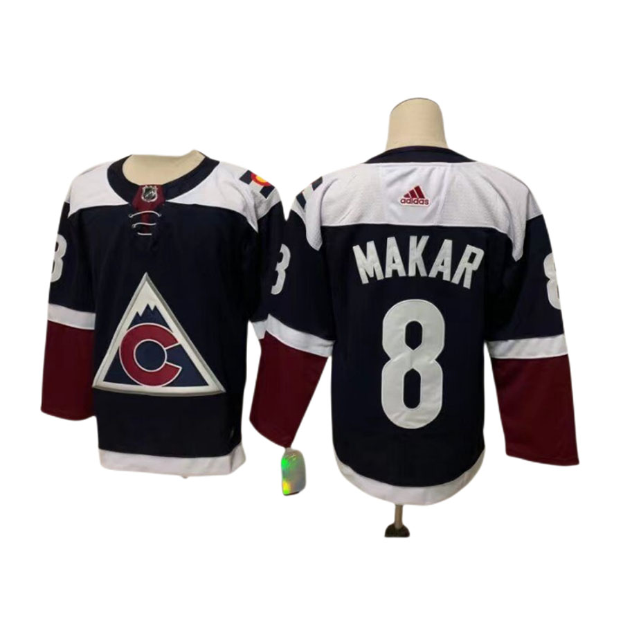 Men's Colorado Avalanche Cale Makar Navy Authentic Player Jersey