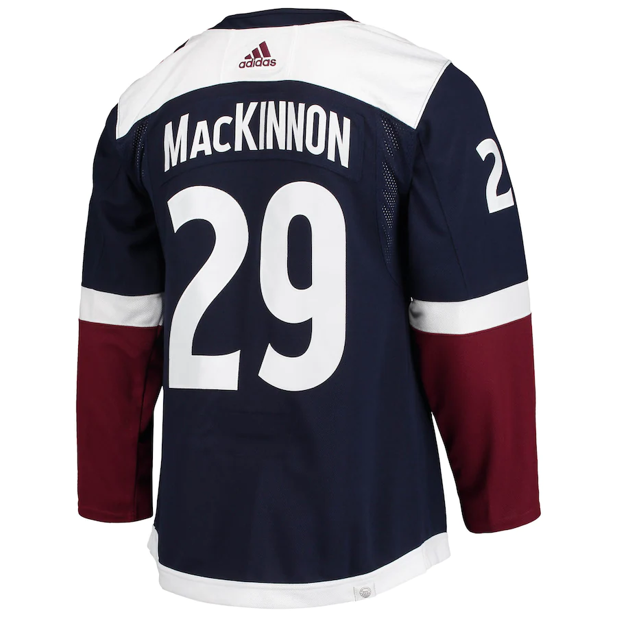 Men's Colorado Avalanche Nathan MacKinnon Navy Alternate Authentic Player Jersey