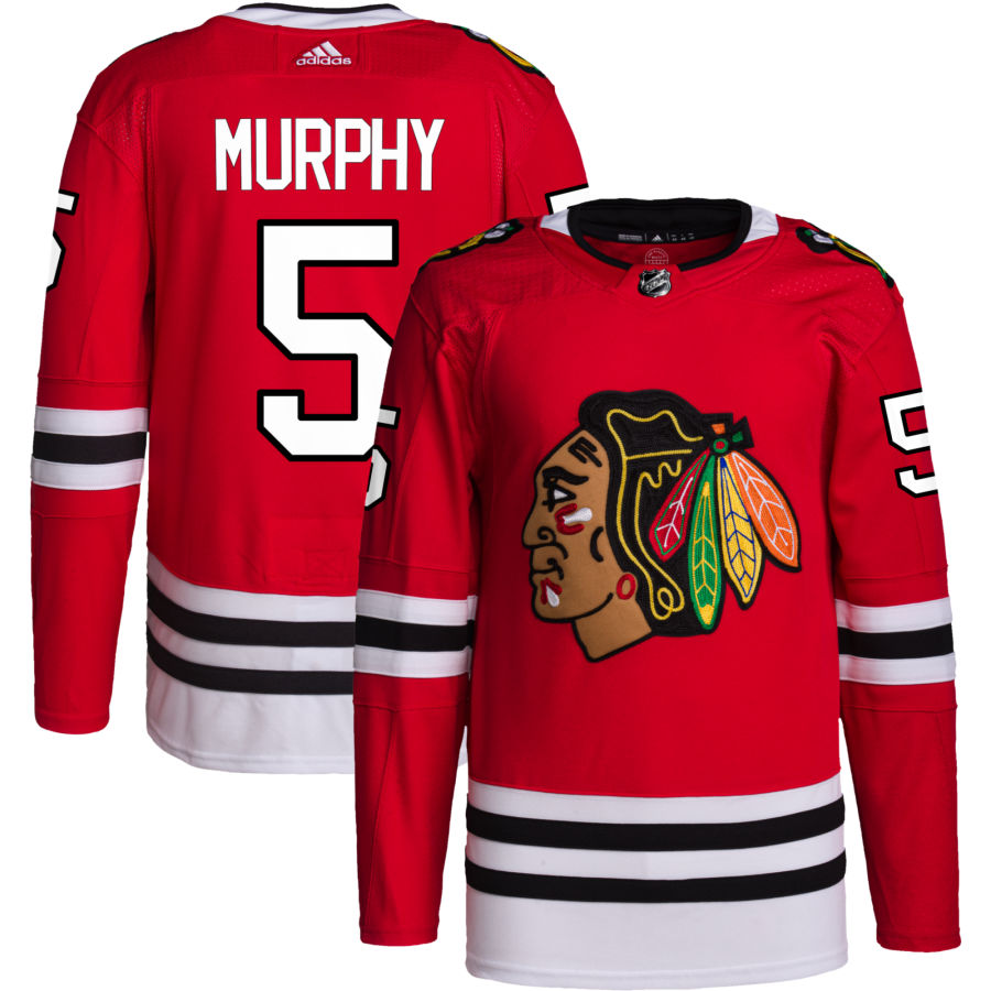 Men's Chicago Blackhawks Connor Murphy Red Authentic Player Jersey