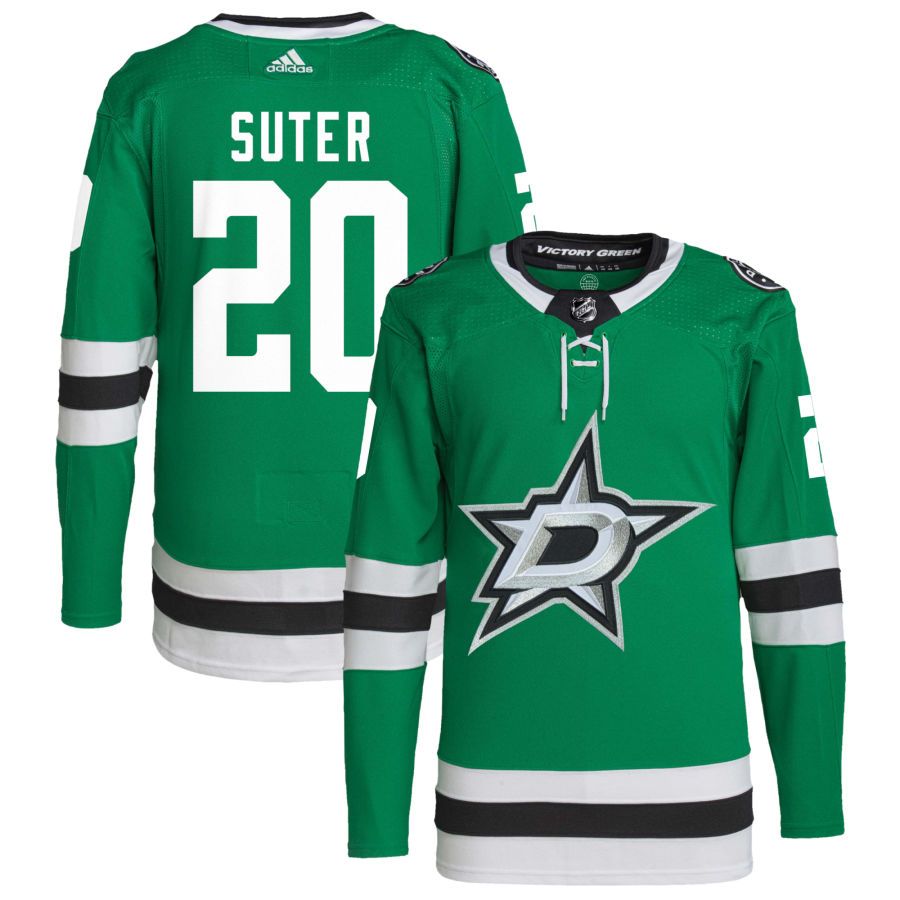 Men's Dallas Stars Ryan Suter Green Home Primegreen Authentic Jersey