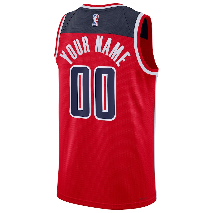 Custom Washington Wizards Red 2022-23 Swingman Jersey - Icon Edition