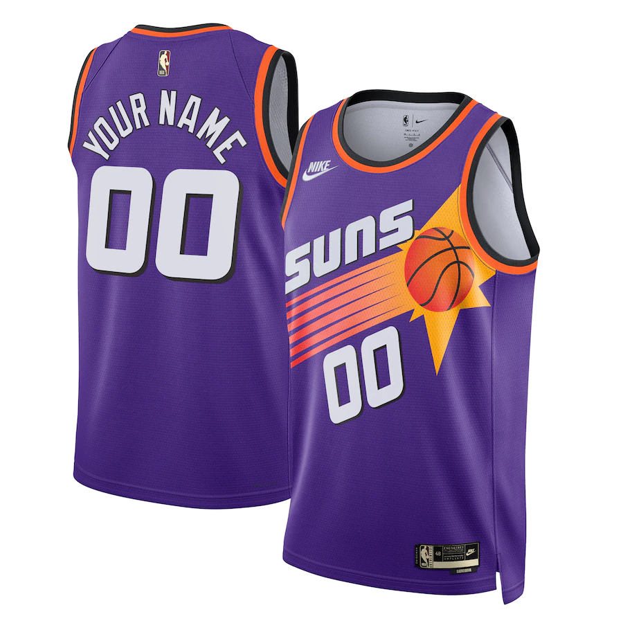 Custom Phoenix Suns Purple 2022-23 Swingman Jersey - Classic Edition