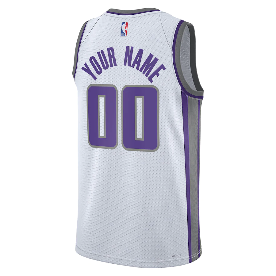 Custom Sacramento Kings White 202223 Swingman Jersey - Association Edition