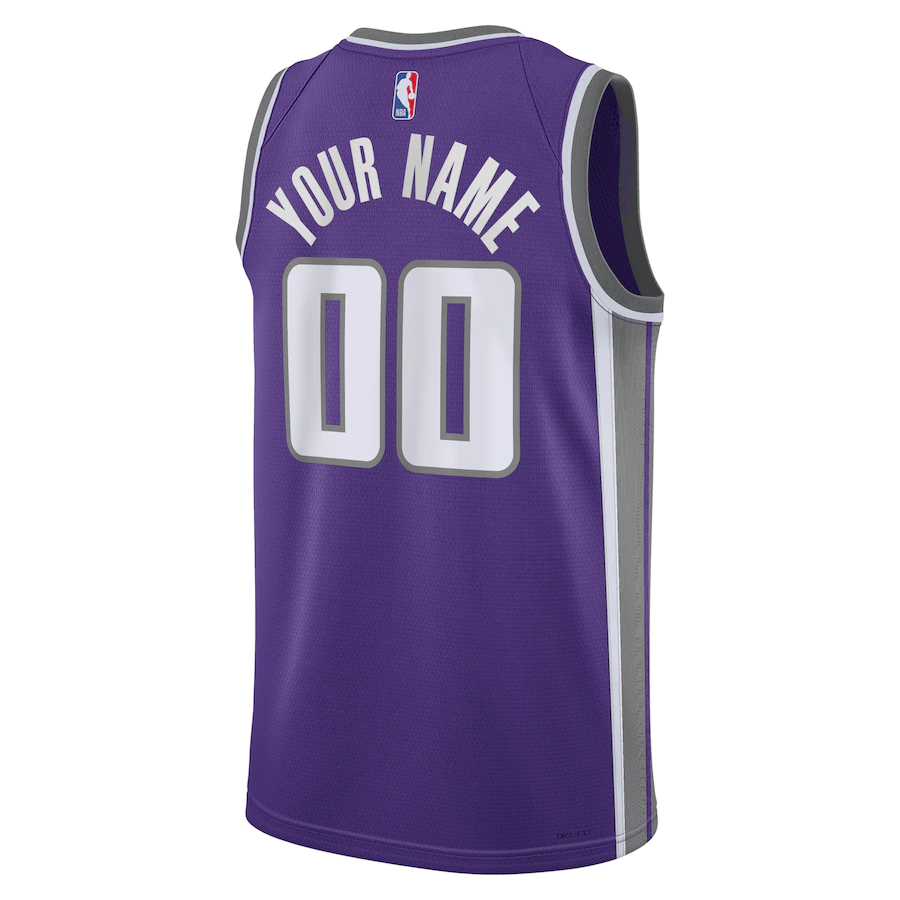 Custom Sacramento Kings Purple 2022-23 Swingman Jersey - Icon Edition
