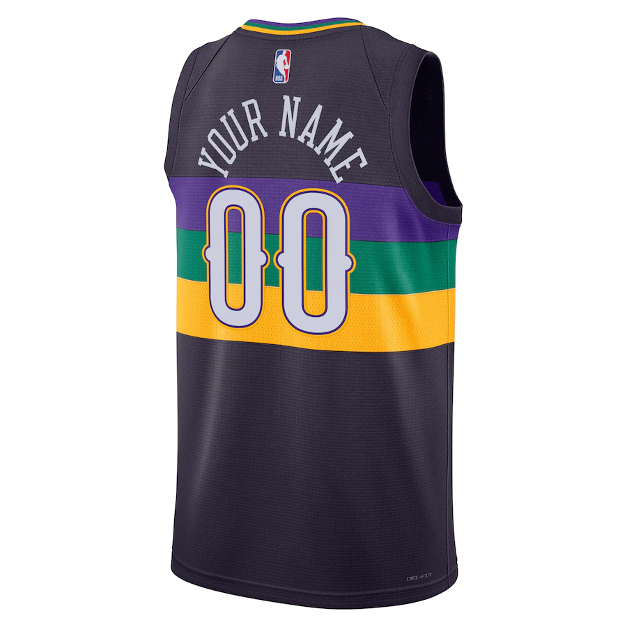 Custom New Orleans Pelicans Purple 2022-23 Swingman Jersey - City Edition