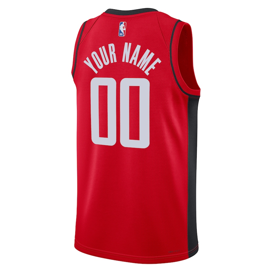 Custom Houston Rockets Red 2022-23 Swingman Custom Jersey - Icon Edition