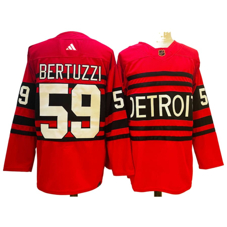 Men's Detroit Red Wings Tyler Bertuzzi Red Premier Authentic Player Jersey