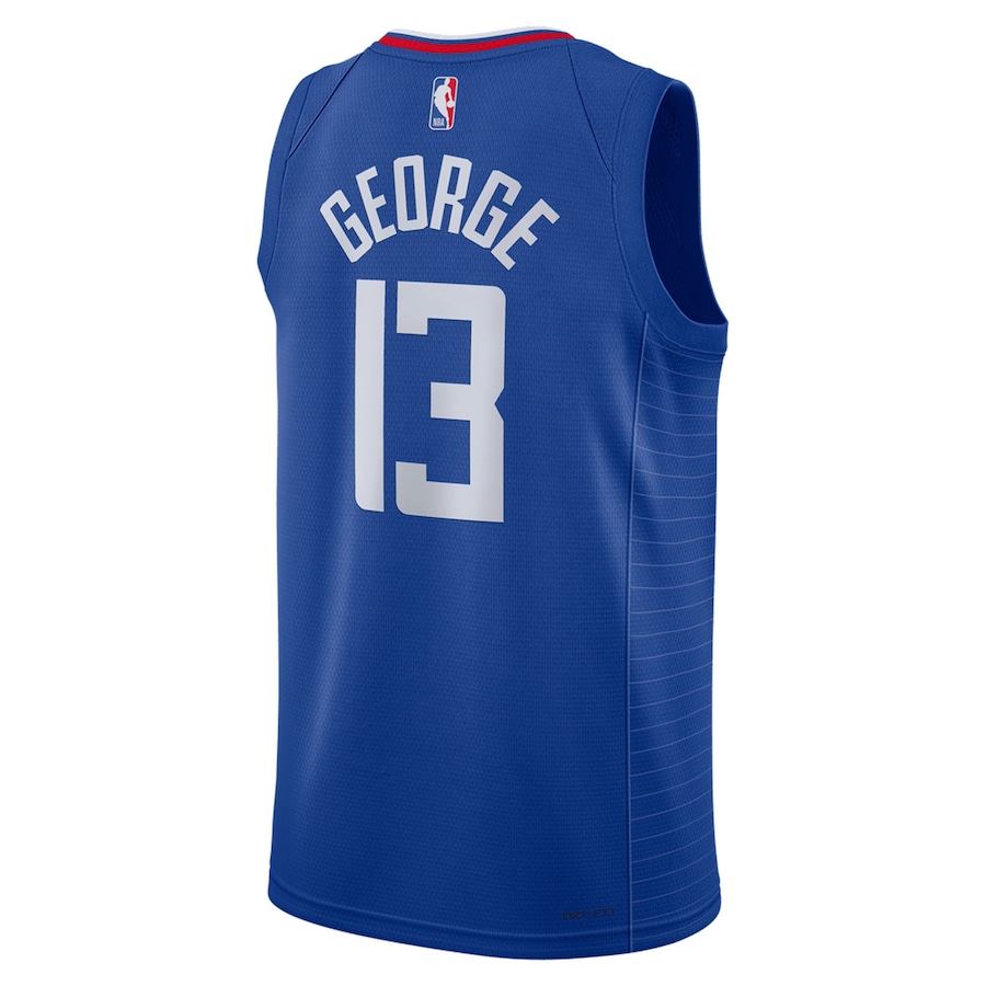 Men's LA Clippers Paul George Royal Swingman Jersey - Icon Edition