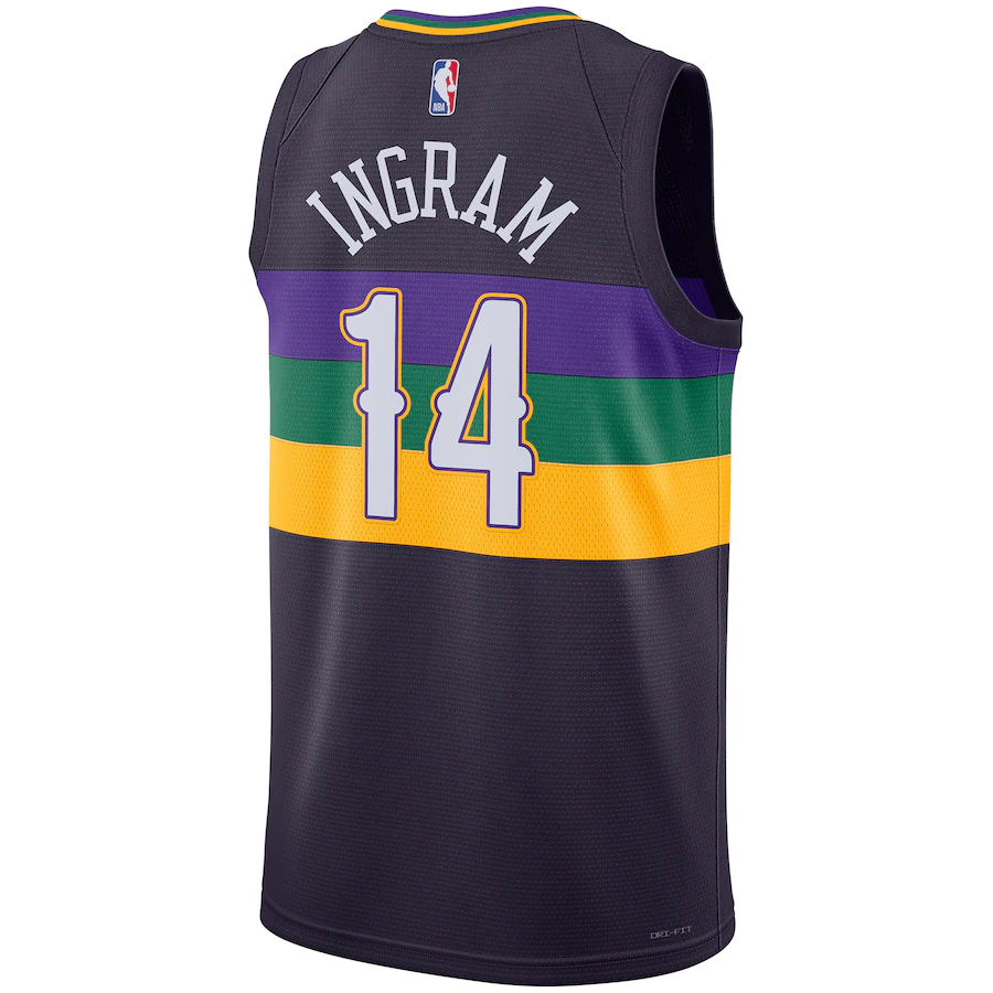 Men's New Orleans Pelicans Brandon Ingram Purple 2022-23 Swingman Jersey - City Edition