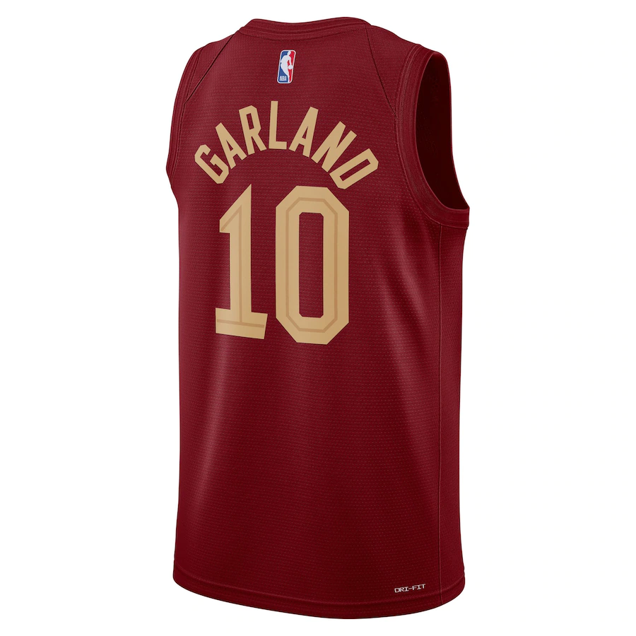 Men's Cleveland Cavaliers Darius Garland Wine 2022-23 Swingman Jersey - Icon Edition