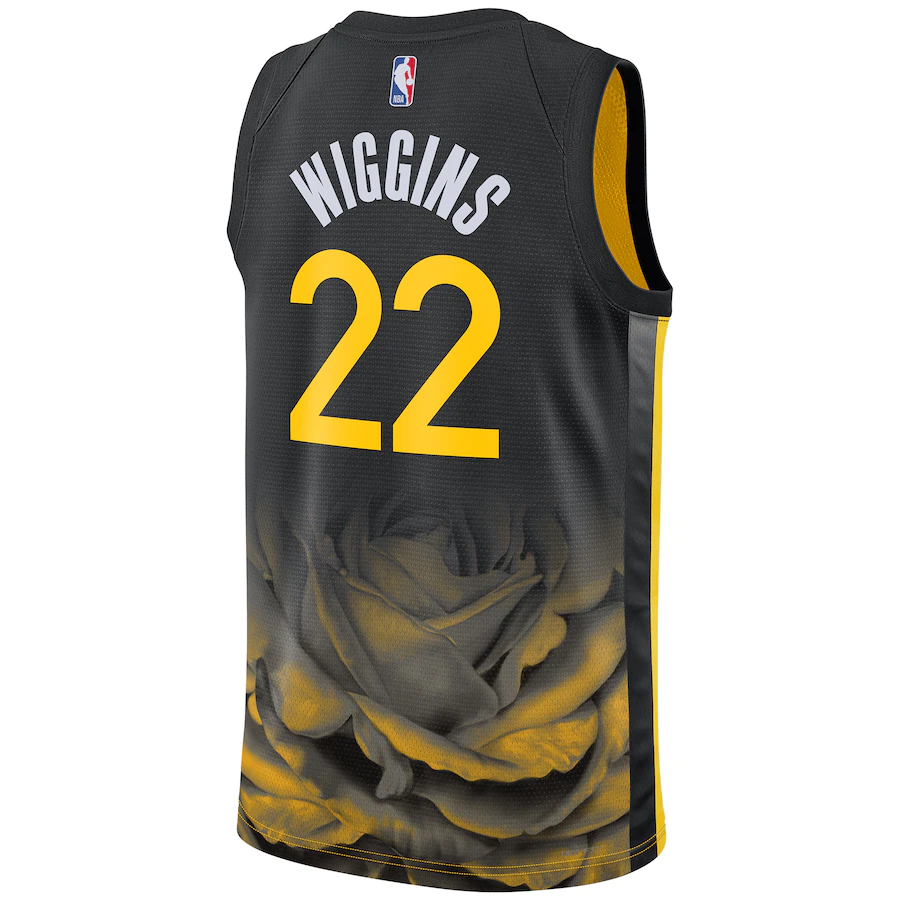 Men's Golden State Warriors Andrew Wiggins Black 2022-23 Swingman Jersey - City Edition