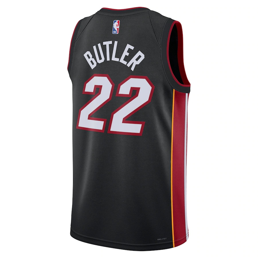 Men's Miami Heat Jimmy Butler Black 2022-23 Swingman Jersey - Icon Edition