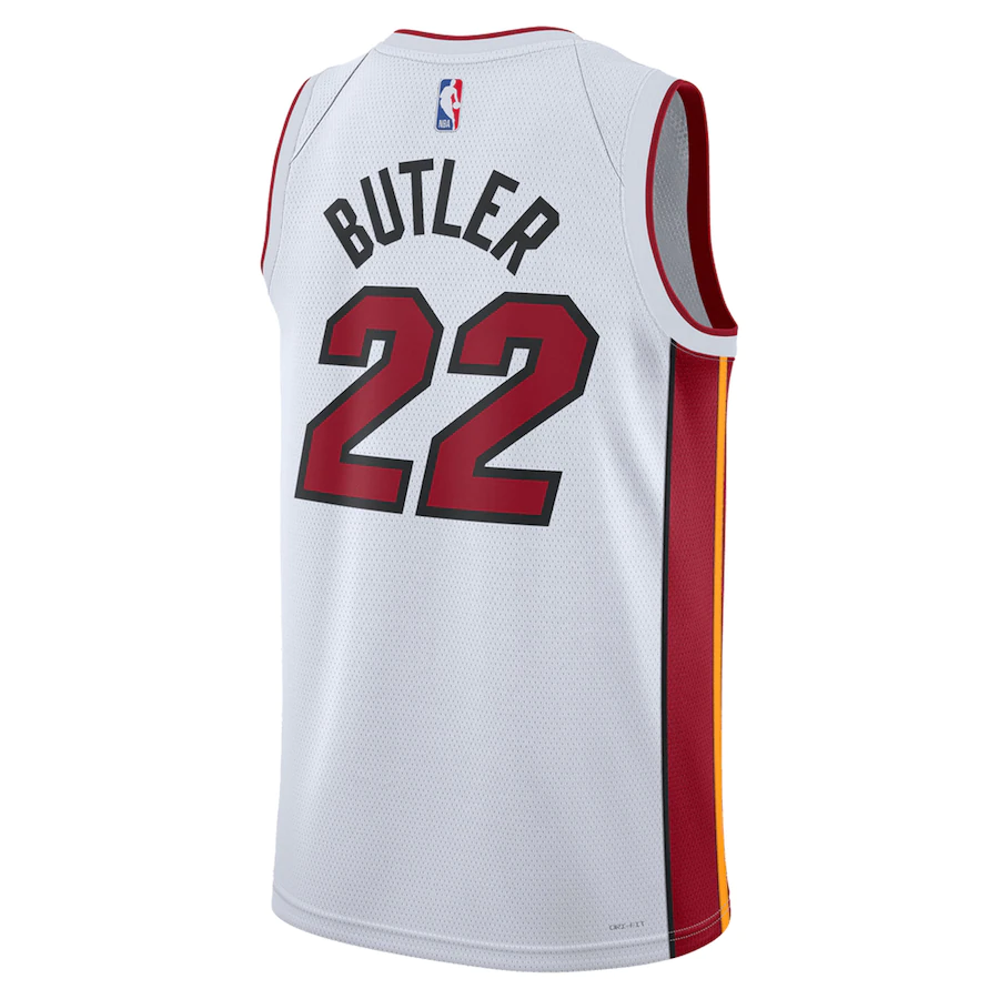 Men's Miami Heat Jimmy Butler White 2022-23 Swingman Jersey - Association Edition