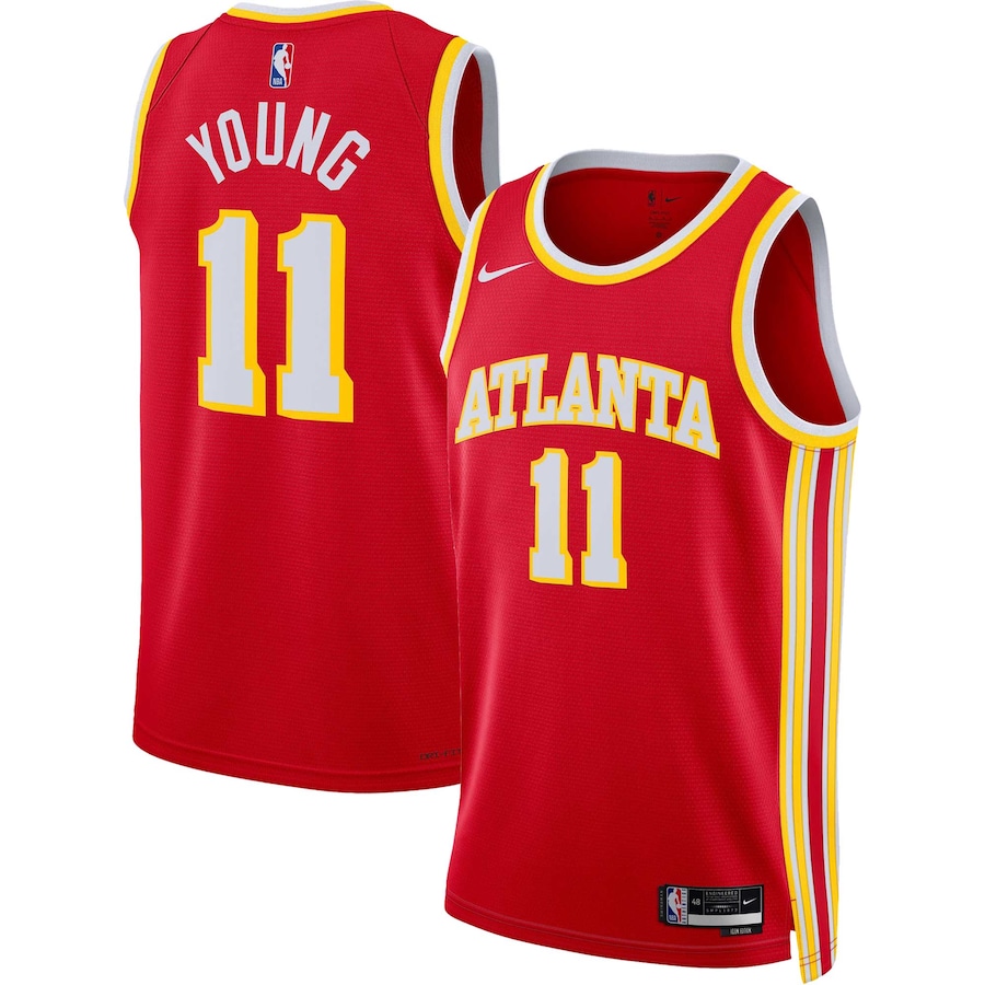 Men's Atlanta Hawks Trae Young Red 2022-23 Swingman Jersey - Icon Edition
