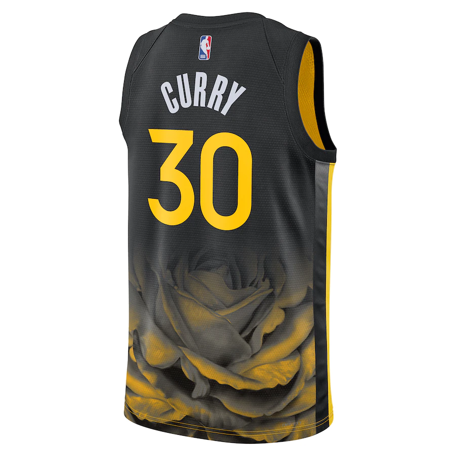 Men's Golden State Warriors Stephen Curry Black 2022-23 Swingman Jersey - City Edition