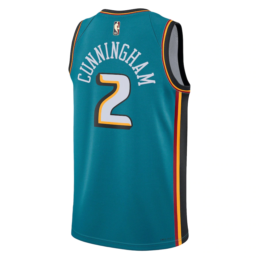 Men's Detroit Pistons Cade Cunningham Teal 2022-23 Swingman Jersey - Classic Edition