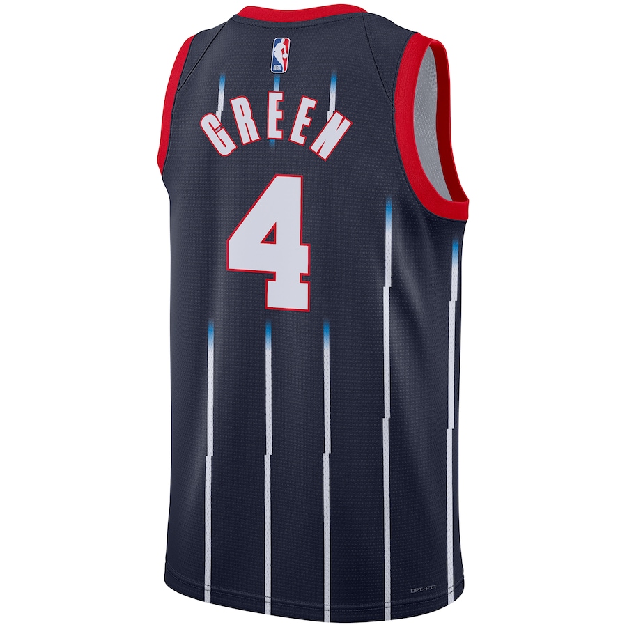 Men's Houston Rockets Jalen Green Navy 2022-23 Swingman Jersey - City Edition