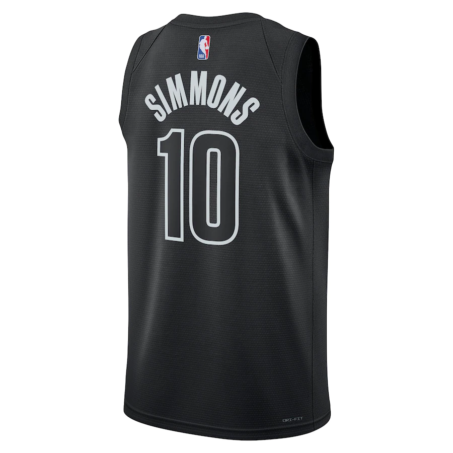 Men's Brooklyn Nets Ben Simmons Jordan Brand Black 2022-23 Statement Edition Swingman Jersey