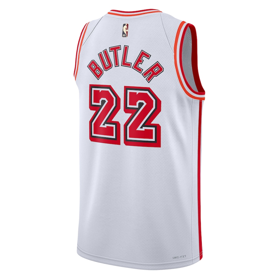 Men's Miami Heat Jimmy Butler White 2022-23 Swingman Jersey - Classic Edition