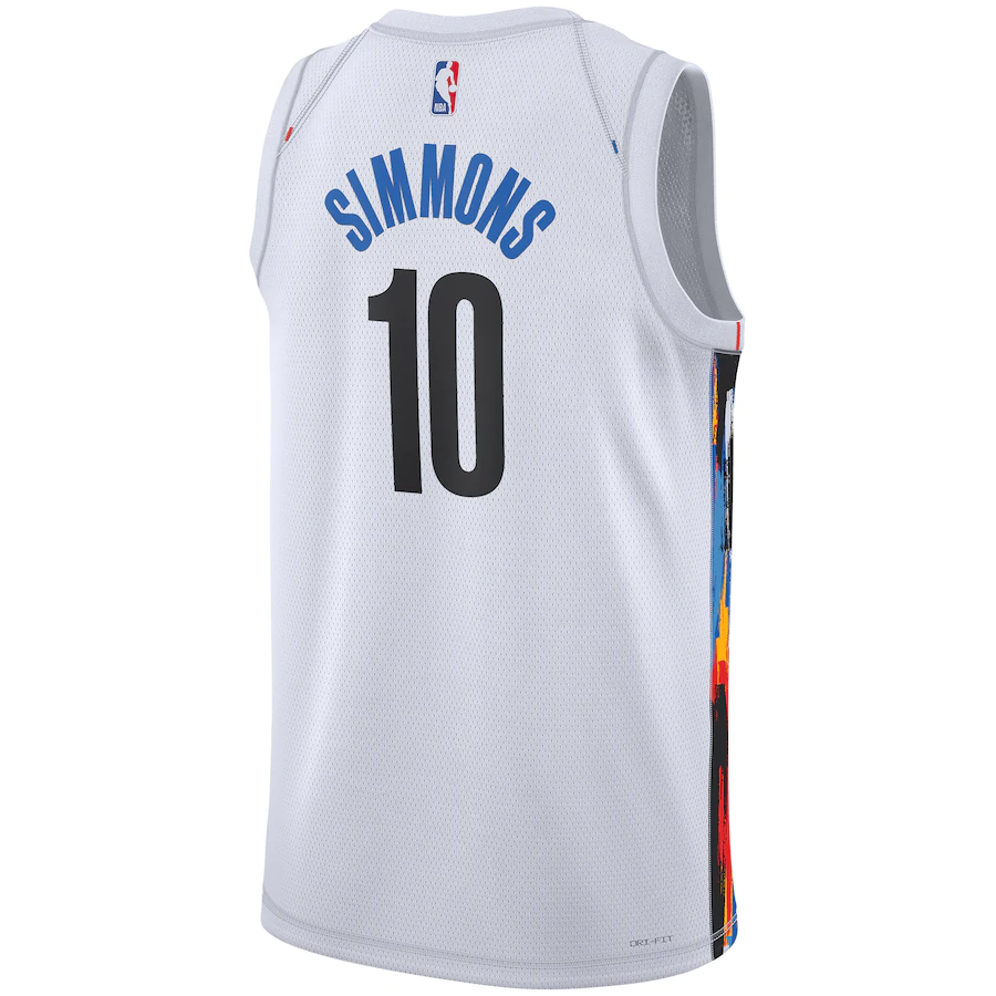 Men's Brooklyn Nets Ben Simmons White 2022-23 Swingman Jersey - City Edition