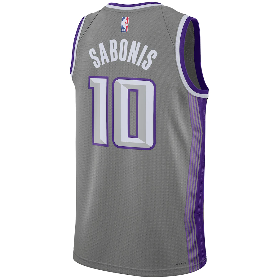Men's Sacramento Kings Domantas Sabonis Anthracite 2022-23 Swingman Jersey - City Edition