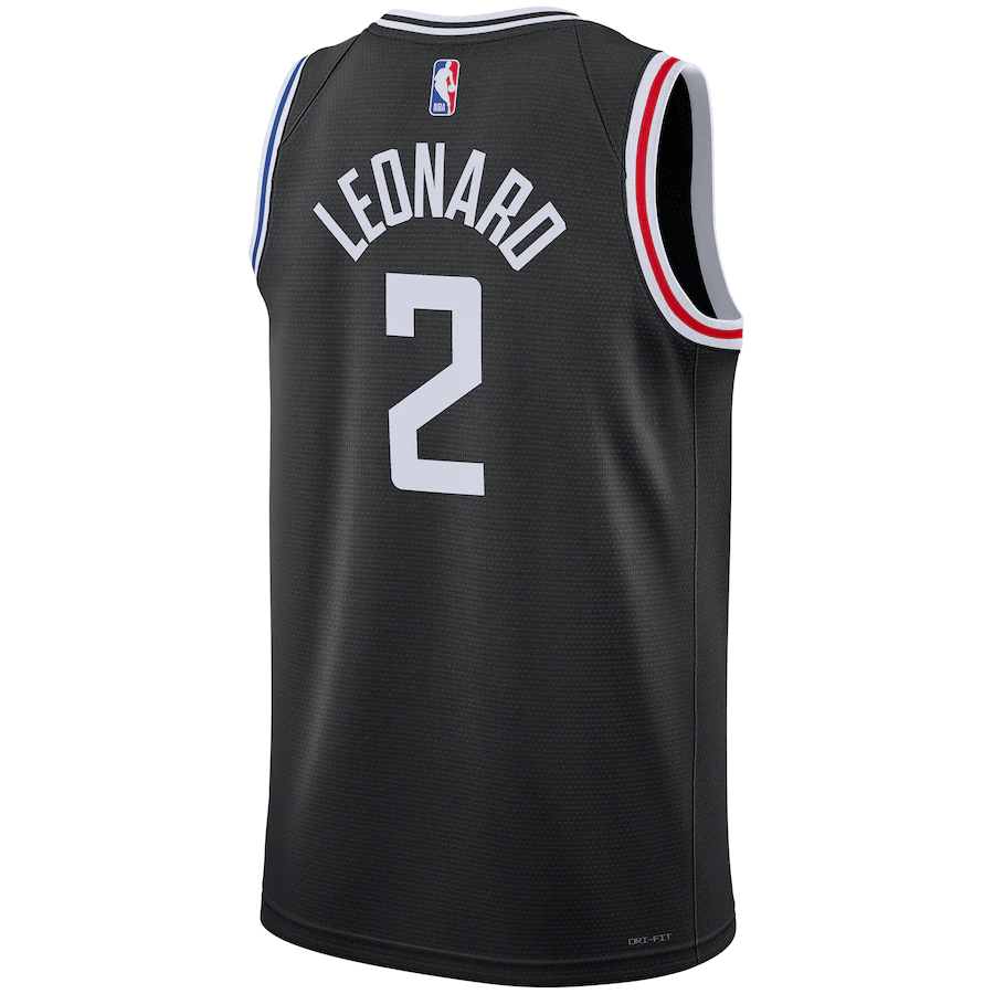 Men's LA Clippers Kawhi Leonard Black Swingman Jersey - City Edition