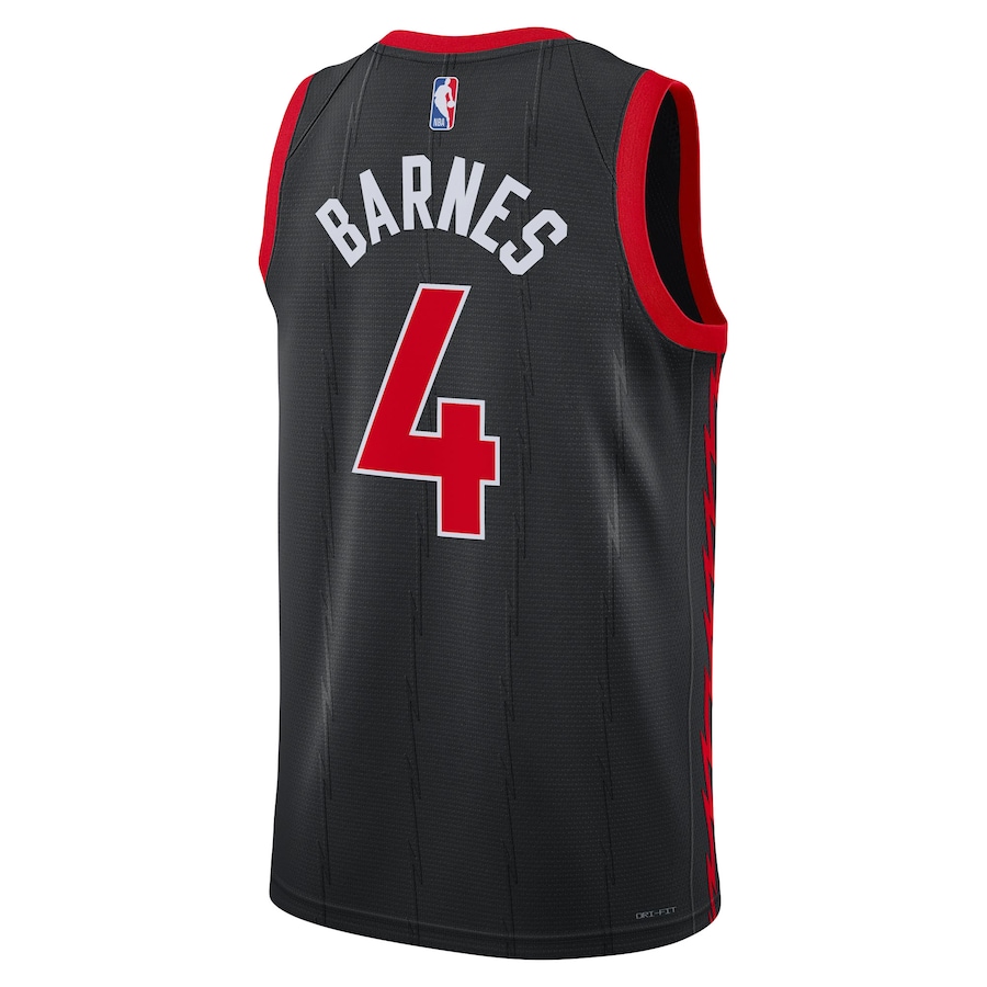 Men's Toronto Raptors Scottie Barnes Jordan Brand Black 2022-23 Statement Edition Swingman Jersey