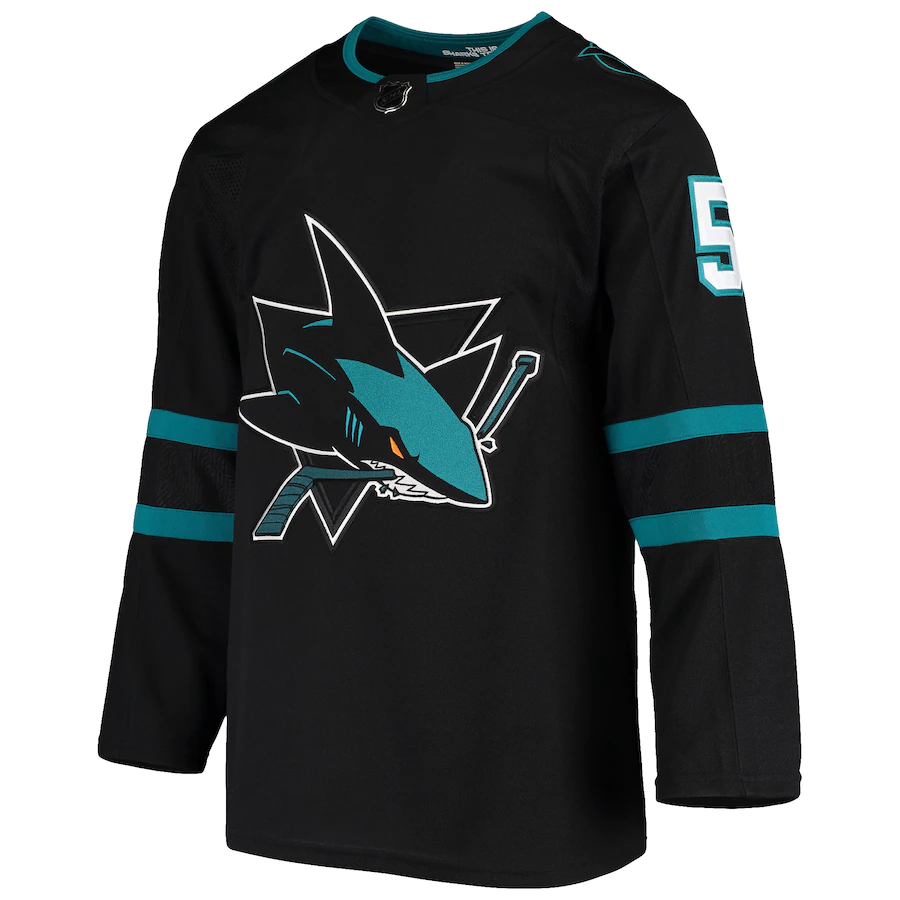 Men's San Jose Sharks Radim Simek Black Alternate Authentic Jersey