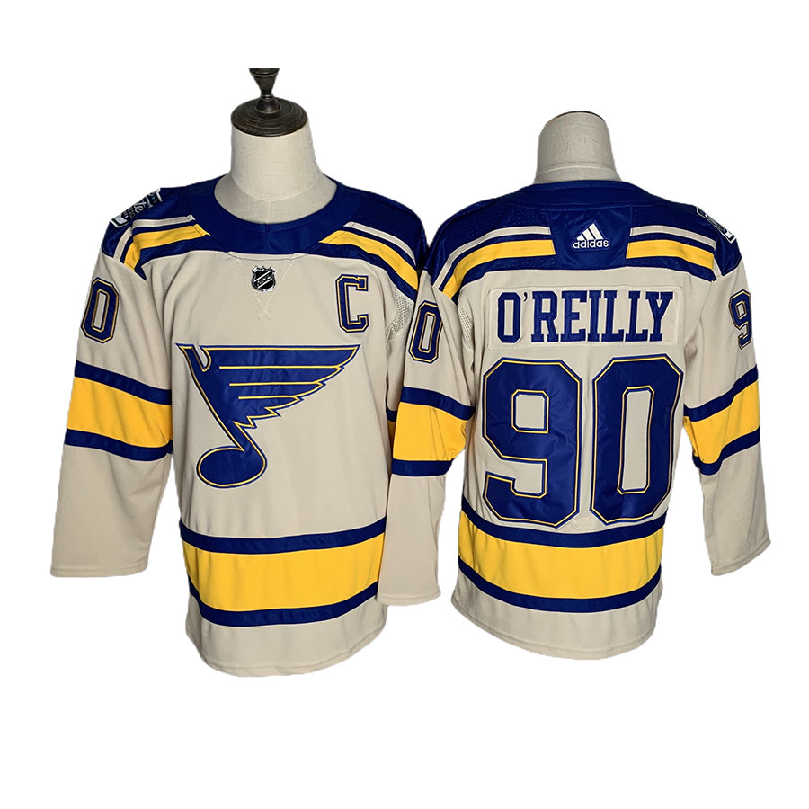 Men's St. Louis Blues Ryan O'Reilly Cream Authentic Player Jersey