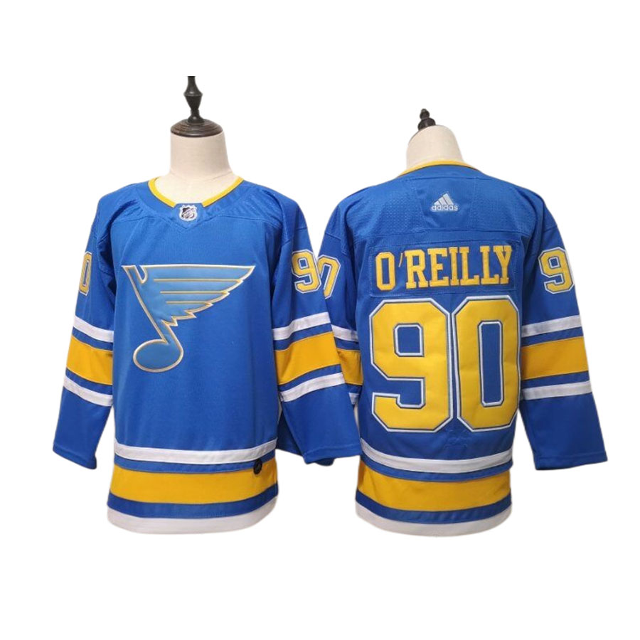 Men's St. Louis Blues Ryan O'Reilly Light Blue Authentic Player Jersey