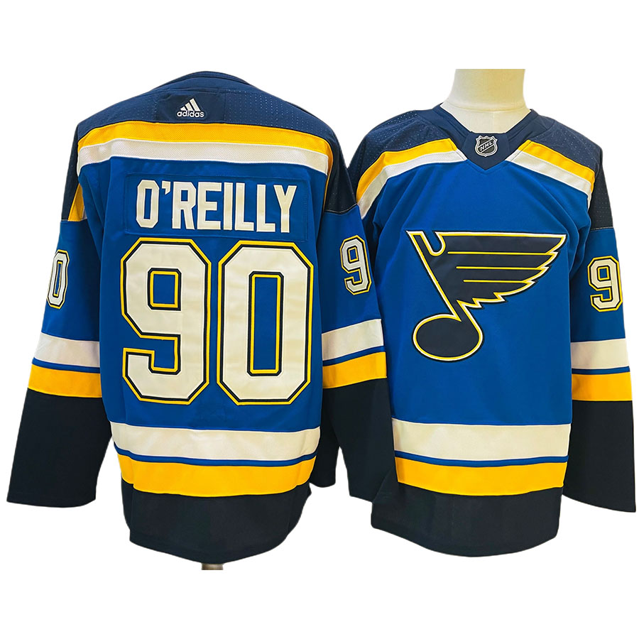 Men's St. Louis Blues Ryan O'Reilly Blue Authentic Player Jersey