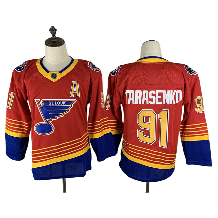 Men's St. Louis Blues Vladimir Tarasenko Red Reverse Retro Authentic Player Jersey