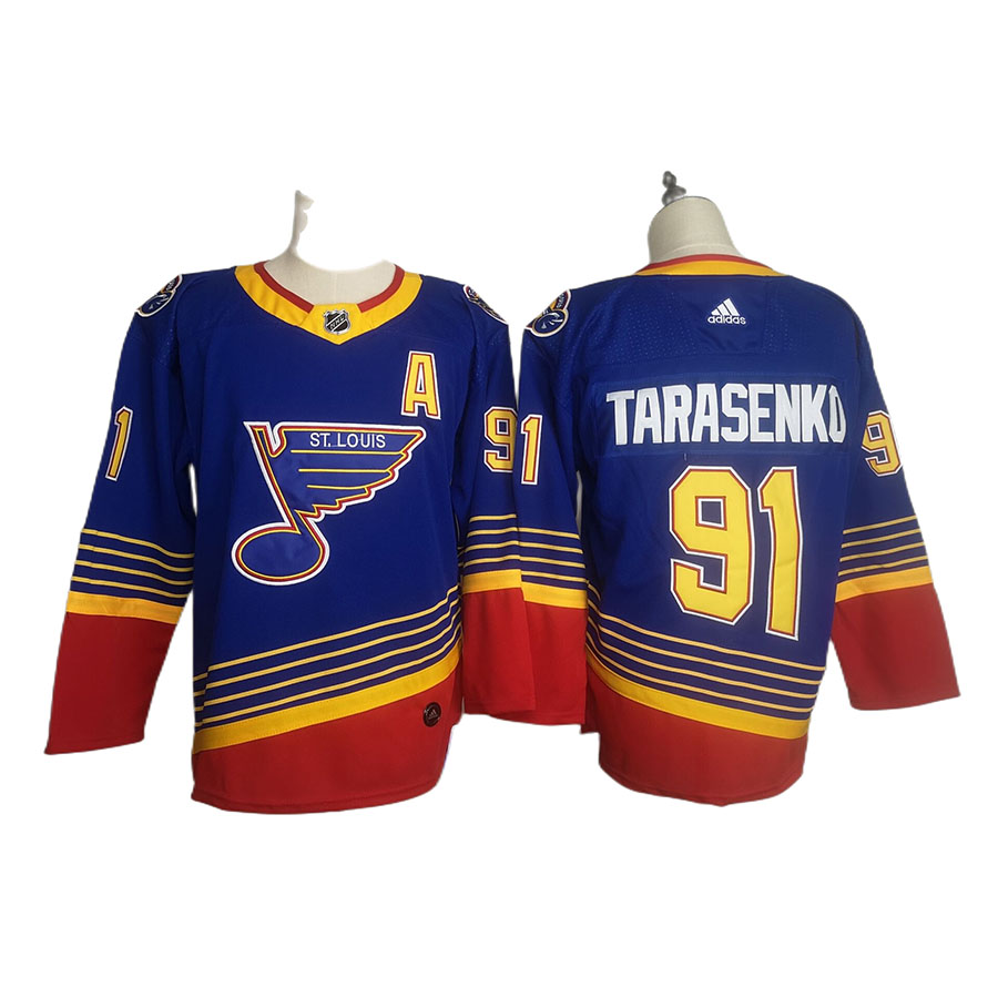 Men's St. Louis Blues Vladimir Tarasenko Blue Reverse Retro Authentic Player Jersey