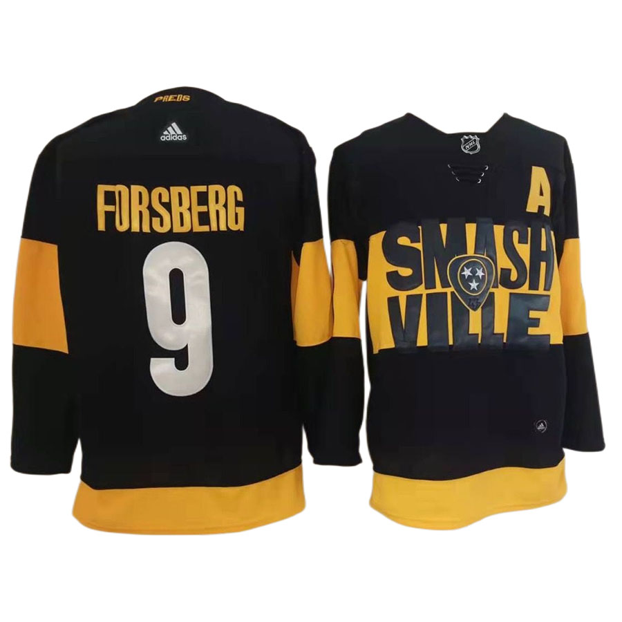 Men's Nashville Predators Filip Forsberg Statium Series Authentic Player Jersey