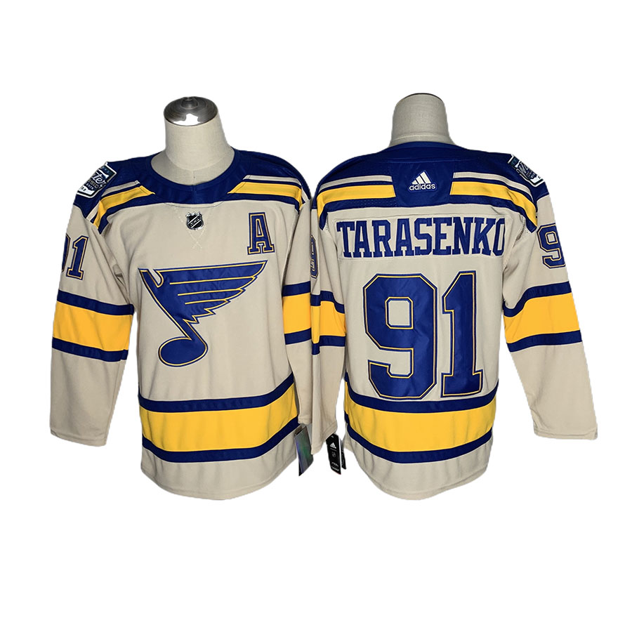 Men's St. Louis Blues Vladimir Tarasenko Cream Authentic Player Jersey