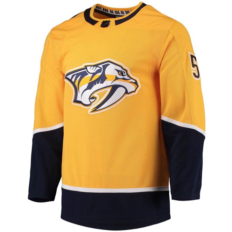 Men's Nashville Predators Roman Josi adidas Gold Home Authentic Player Jersey