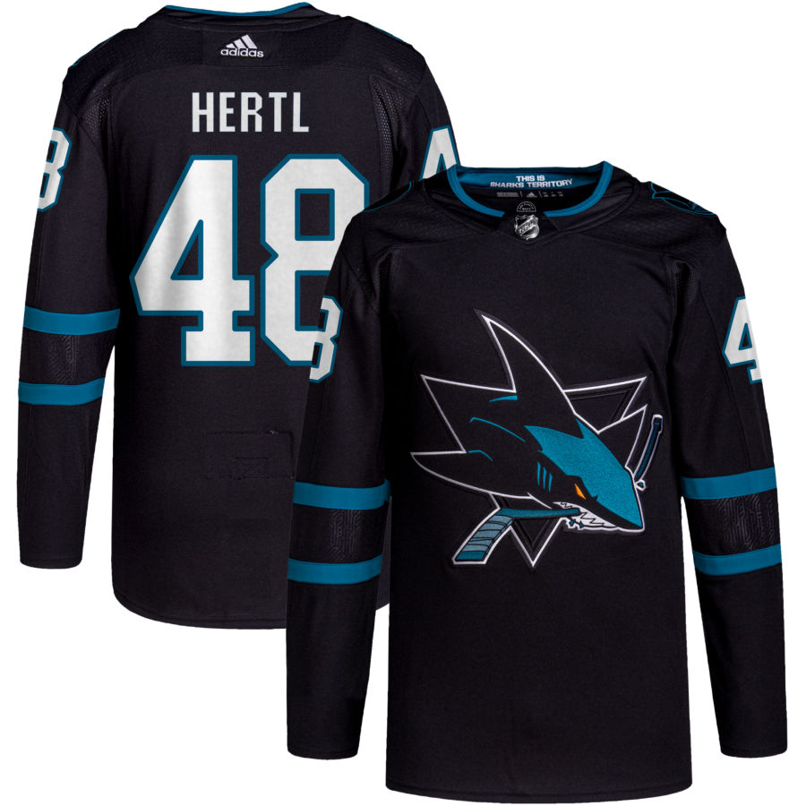 Men's San Jose Sharks Tomas Hertl Black Alternate Authentic Player Jersey