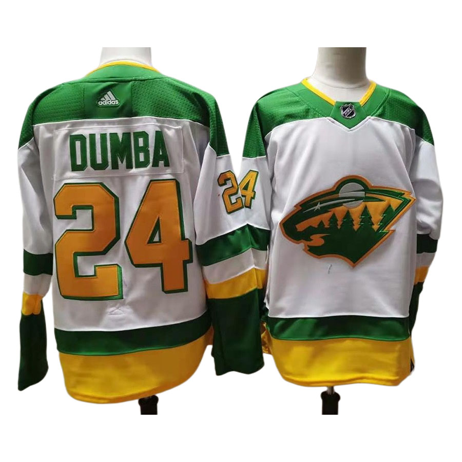 Men's Minnesota Wild Matt Dumba White New Classic Authentic Player Jersey