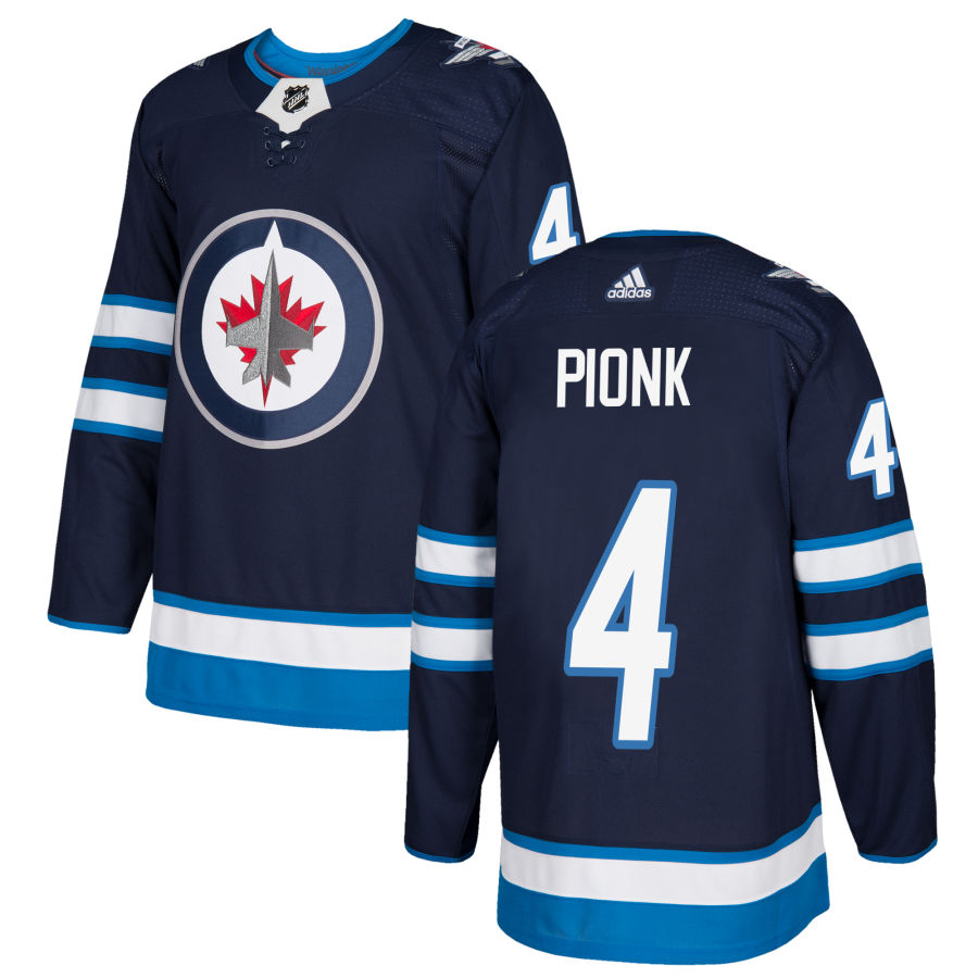Men's Winnipeg Jets Neal Pionk Navy Authentic Player Jersey