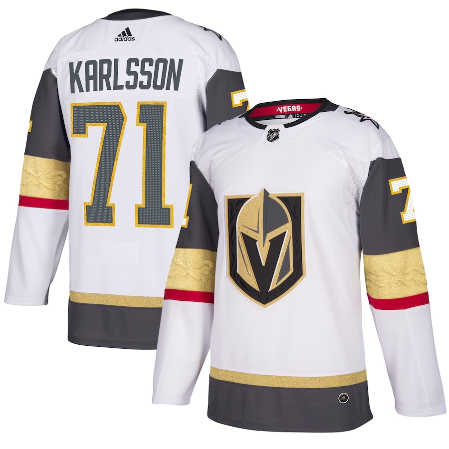 Men's Vegas Golden Knights William Karlsson White Authentic Player Jersey