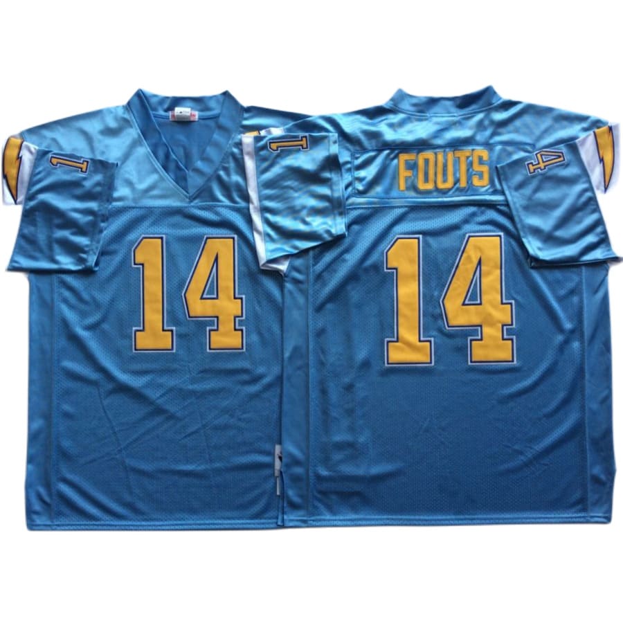 Men's Los Angeles Chargers Dan Fouts Mitchell & Ness Powder Blue Jersey