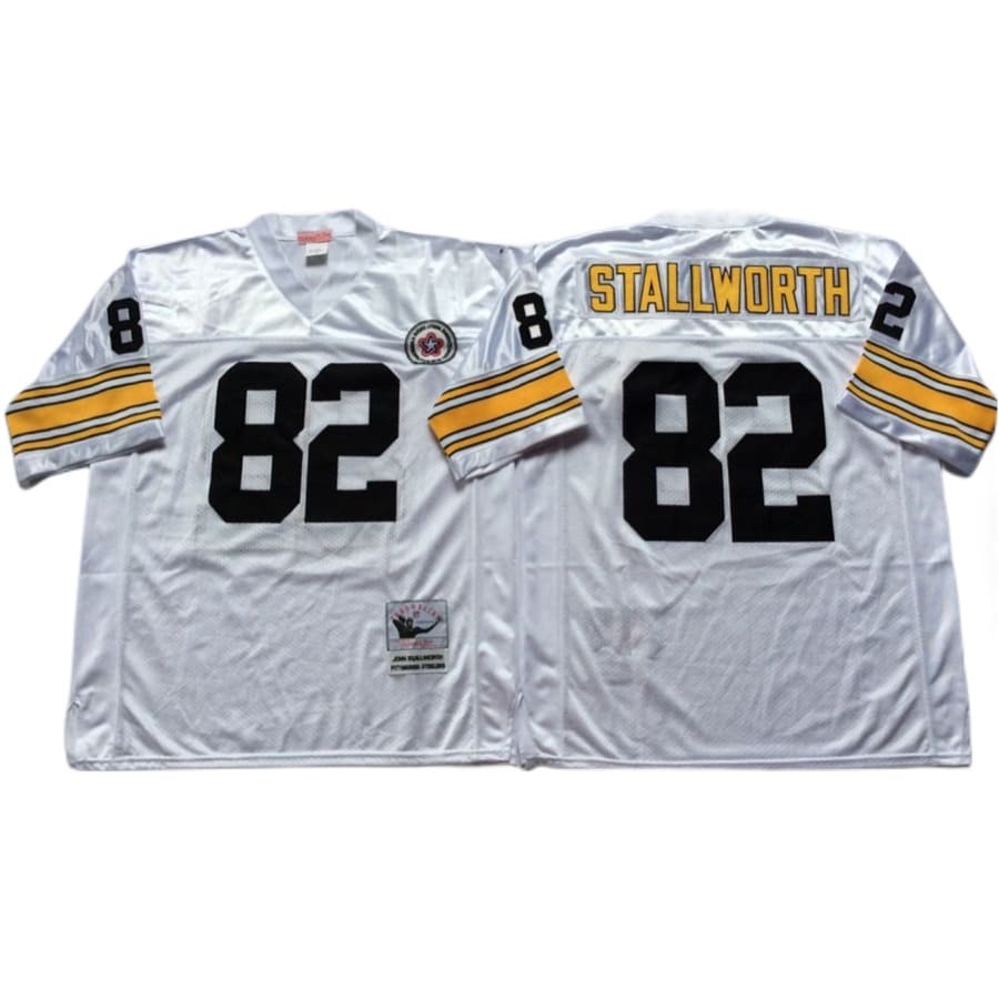 Men's Pittsburgh Steelers John Stallworth Mitchell & Ness White Jersey
